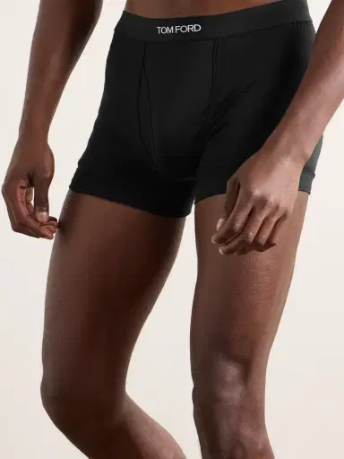 Tom Ford Stretch-Cotton and Modal-Blend Boxer Briefs - Men | Thumbnail 2