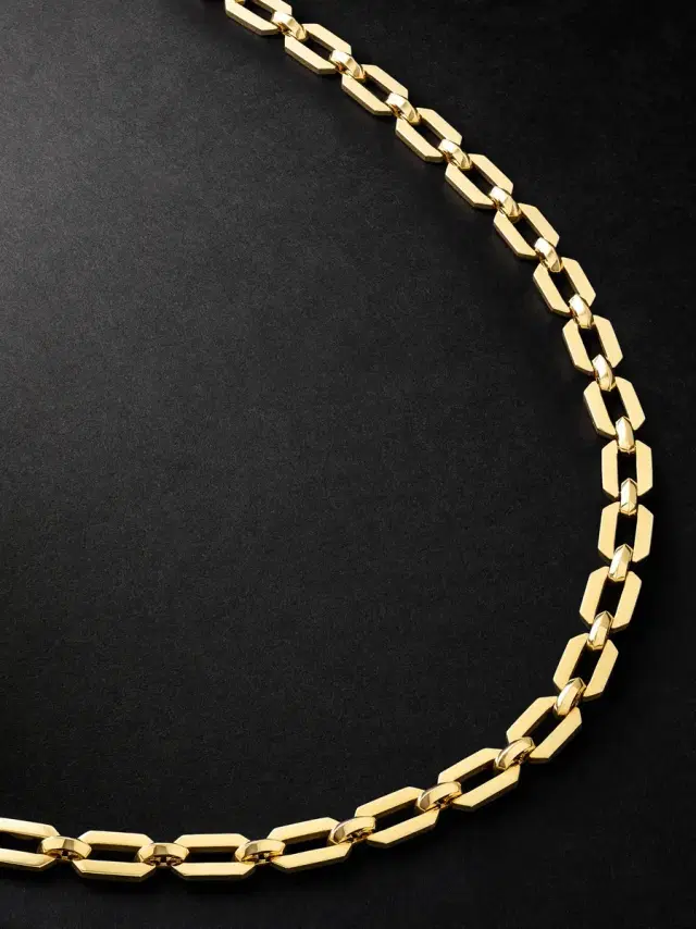 18-Karat Gold Chain Necklace - Men