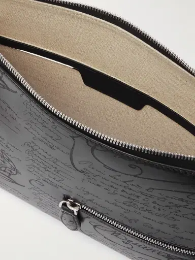 Berluti Nino Scritto Venezia Leather Pouch - Men | Thumbnail 5 Berluti Nino Scritto Venezia Leather Pouch - Men | Thumbnail 5