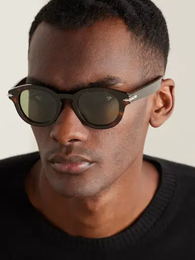 DIOR Eyewear DiorBlackSuit R5I Round-Frame Acetate Sunglasses - Men | Thumbnail 2 DIOR Eyewear DiorBlackSuit R5I Round-Frame Acetate Sunglasses - Men | Thumbnail 2