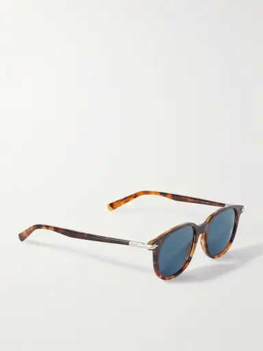 DIOR Eyewear DiorBlackSuit S12I Square-Frame Tortoiseshell Acetate Sunglasses - Men | Thumbnail 4
