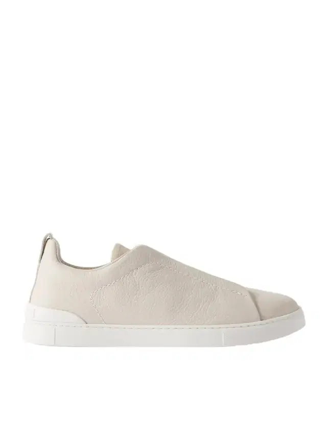 Triple Stitch Full-Grain Leather and Suede Sneakers - Men