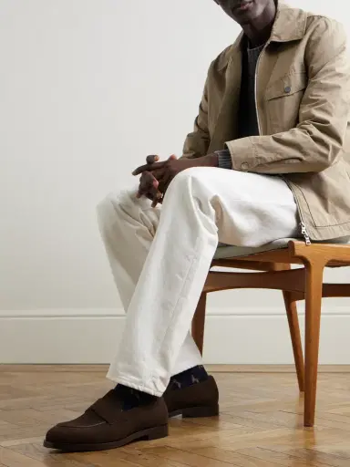 Zegna Torino Suede Loafers - Men | Thumbnail 2 Zegna Torino Suede Loafers - Men | Thumbnail 2