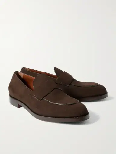 Zegna Torino Suede Loafers - Men | Thumbnail 4 Zegna Torino Suede Loafers - Men | Thumbnail 4