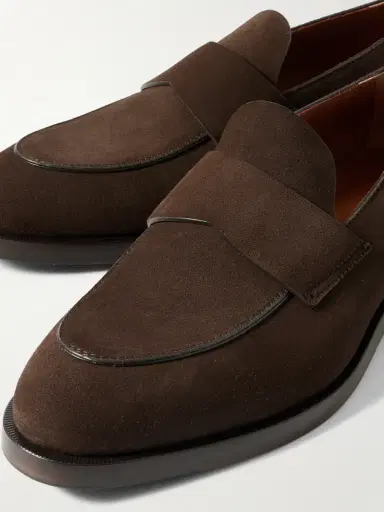 Zegna Torino Suede Loafers - Men | Thumbnail 6 Zegna Torino Suede Loafers - Men | Thumbnail 6