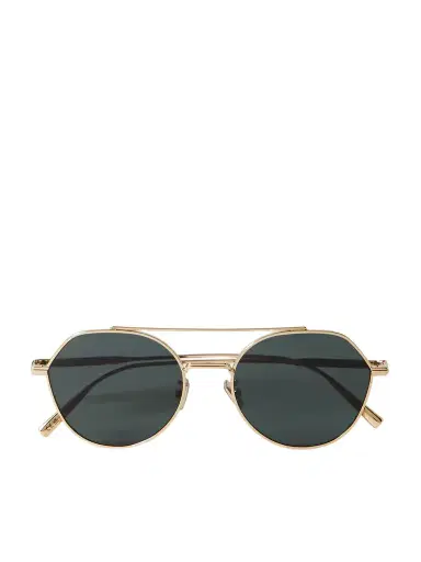 DIOR Eyewear DiorBlackSuit R6U Aviator-Style Gold-Tone Sunglasses - Men | Thumbnail 1