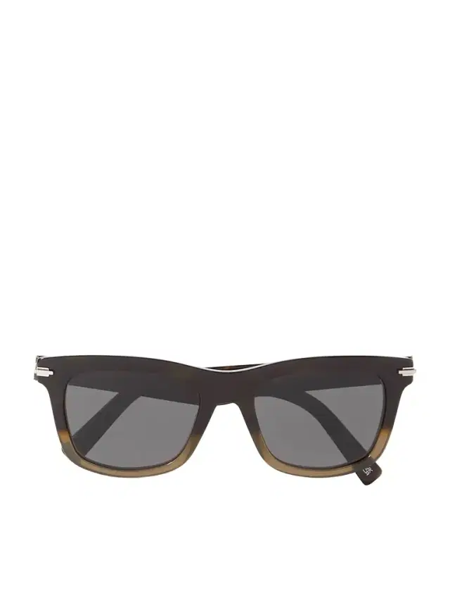 DiorBlackSuit S11I Havana Geometric Acetate Sunglasses - Men