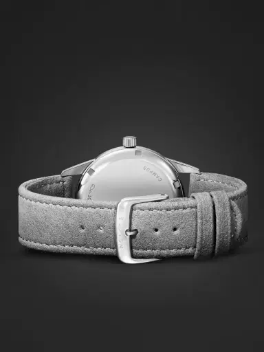 NOMOS Glashütte Club Campus Hand-Wound 38.5mm Stainless Steel and Suede Watch, Ref. No. 724 - Men | Thumbnail 4 NOMOS Glashütte Club Campus Hand-Wound 38.5mm Stainless Steel and Suede Watch, Ref. No. 724 - Men | Thumbnail 4
