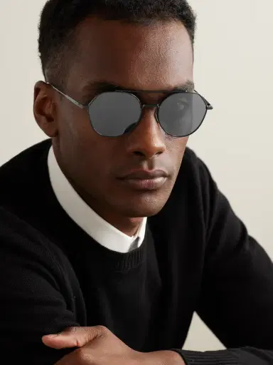 DIOR Eyewear DiorBlackSuit R6U Aviator-Style Metal Sunglasses - Men | Thumbnail 2 DIOR Eyewear DiorBlackSuit R6U Aviator-Style Metal Sunglasses - Men | Thumbnail 2