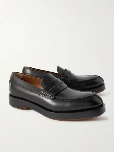 Zegna Udine Leather Penny Loafers - Men | Thumbnail 4 Zegna Udine Leather Penny Loafers - Men | Thumbnail 4