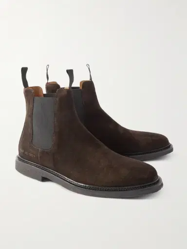 Common Projects Waxed-Suede Chelsea Boots - Men | Thumbnail 4 Common Projects Waxed-Suede Chelsea Boots - Men | Thumbnail 4