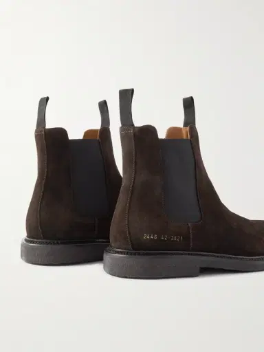 Common Projects Waxed-Suede Chelsea Boots - Men | Thumbnail 5 Common Projects Waxed-Suede Chelsea Boots - Men | Thumbnail 5
