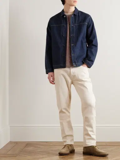 Sunspel Selvedge Denim Jacket - Men | Thumbnail 2 Sunspel Selvedge Denim Jacket - Men | Thumbnail 2