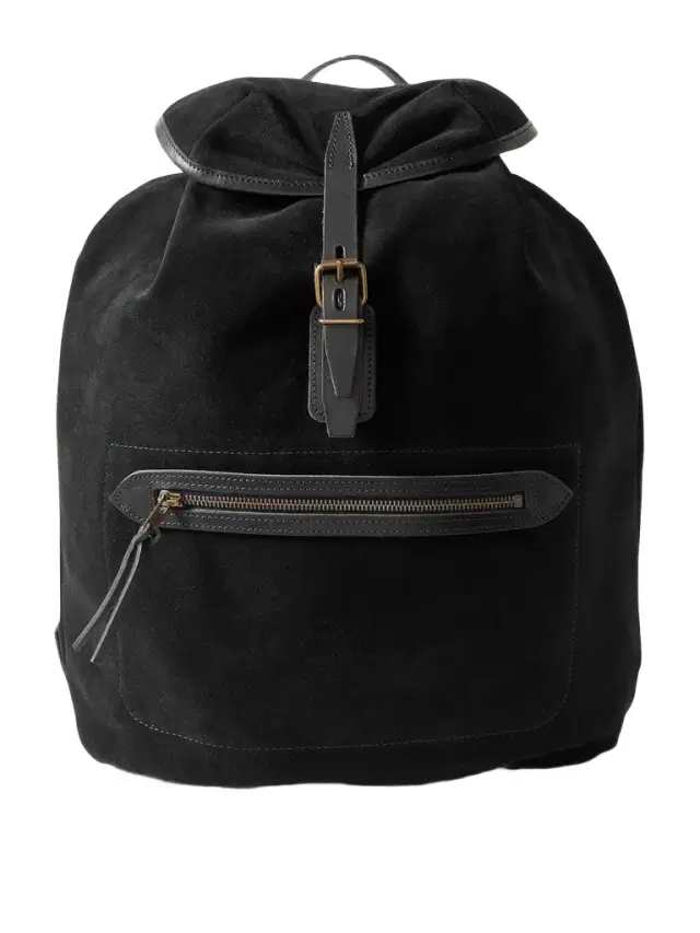 Camp Leather-Trimmed Suede Backpack - Men Camp Leather-Trimmed Suede Backpack - Men