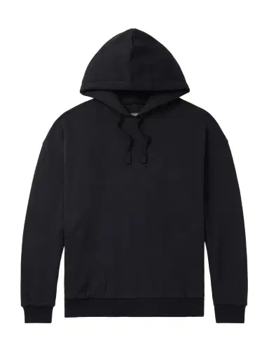 Zegna Logo-Embroidered Cotton-Blend Jersey Hoodie - Men | Thumbnail 1 Zegna Logo-Embroidered Cotton-Blend Jersey Hoodie - Men | Thumbnail 1