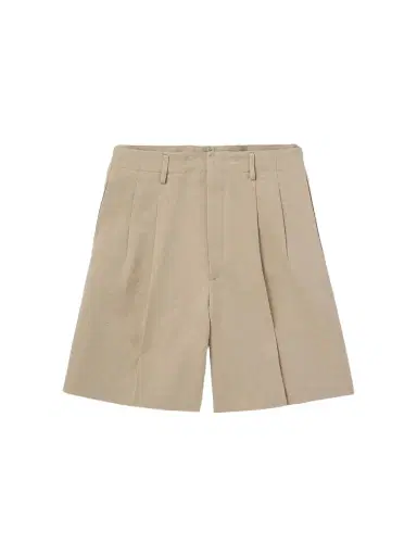 Loro Piana Joetsu Wide-Leg Pleated Cotton and Linen-Blend Twill Shorts - Men | Thumbnail 1 Loro Piana Joetsu Wide-Leg Pleated Cotton and Linen-Blend Twill Shorts - Men | Thumbnail 1