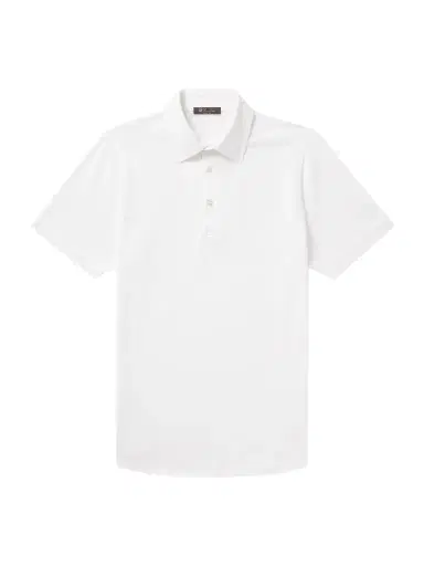 Loro Piana Cotton-Piqué Polo Shirt - Men | Thumbnail 1 Loro Piana Cotton-Piqué Polo Shirt - Men | Thumbnail 1