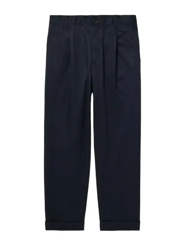Tapered Pleated Cotton-Twill Trousers - Men