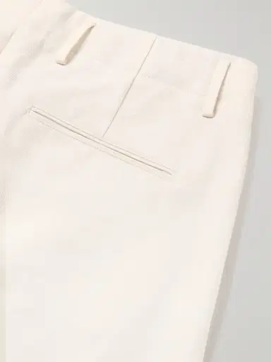 Loro Piana Joetsu Wide-Leg Pleated Cotton and Linen-Blend Twill Shorts - Men | Thumbnail 4 Loro Piana Joetsu Wide-Leg Pleated Cotton and Linen-Blend Twill Shorts - Men | Thumbnail 4