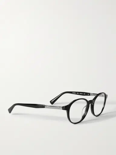 Brunello Cucinelli Round-Frame Acetate Optical Glasses - Men | Thumbnail 3