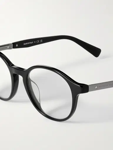 Brunello Cucinelli Round-Frame Acetate Optical Glasses - Men | Thumbnail 4