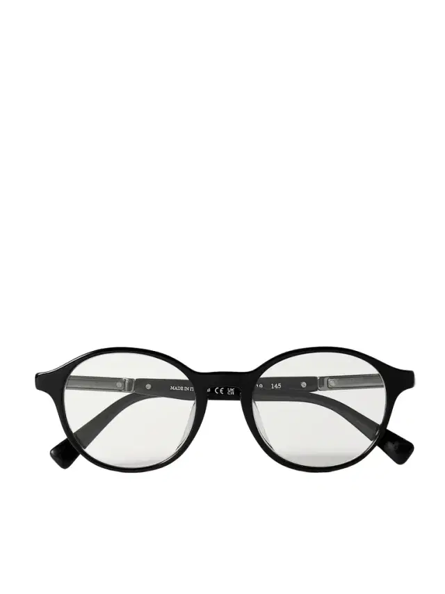 Brunello Cucinelli Round-Frame Acetate Optical Glasses - Men