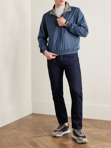 Loro Piana Reversible Windmate® Storm System® Nylon and Cashmere Blouson Jacket - Men | Thumbnail 2 Loro Piana Reversible Windmate® Storm System® Nylon and Cashmere Blouson Jacket - Men | Thumbnail 2