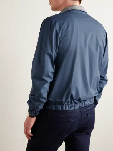 Loro Piana Reversible Windmate® Storm System® Nylon and Cashmere Blouson Jacket - Men | Thumbnail 3 Loro Piana Reversible Windmate® Storm System® Nylon and Cashmere Blouson Jacket - Men | Thumbnail 3