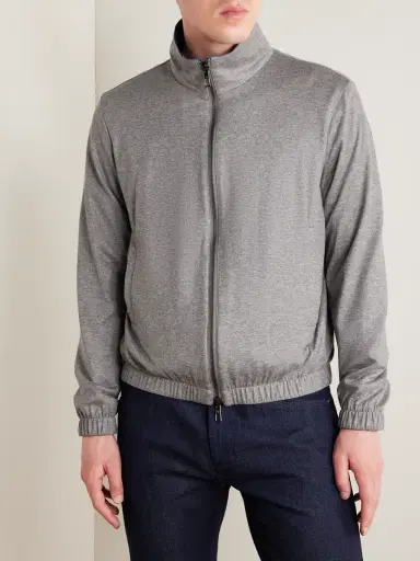 Loro Piana Reversible Windmate® Storm System® Nylon and Cashmere Blouson Jacket - Men | Thumbnail 6 Loro Piana Reversible Windmate® Storm System® Nylon and Cashmere Blouson Jacket - Men | Thumbnail 6