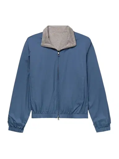 Loro Piana Reversible Windmate® Storm System® Nylon and Cashmere Blouson Jacket - Men | Thumbnail 1 Loro Piana Reversible Windmate® Storm System® Nylon and Cashmere Blouson Jacket - Men | Thumbnail 1