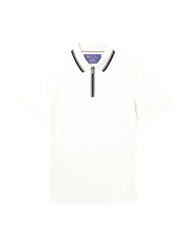 Loro Piana Regatta Stretch-Cotton Piqué Zip-Up Polo Shirt - Men
