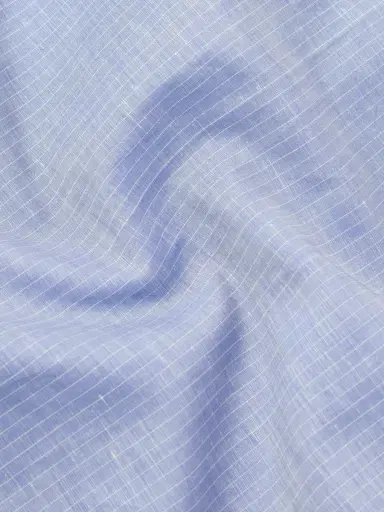 Loro Piana Suwako Grandad-Collar Striped Linen and Cotton-Blend Shirt - Men | Thumbnail 6