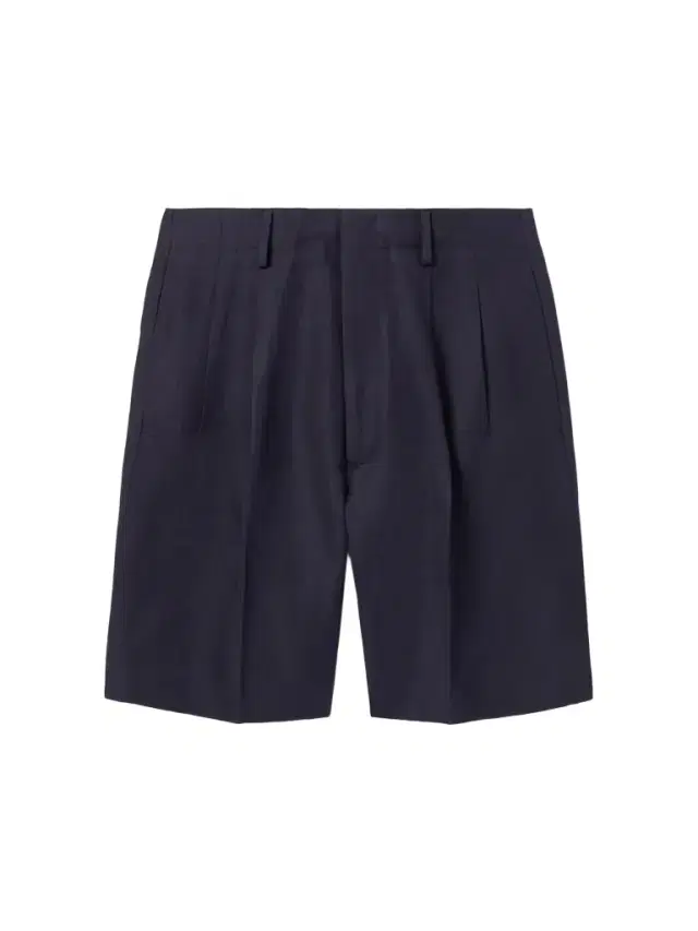 Loro Piana Joetsu Straight-Leg Pleated Cotton and Linen-Blend Twill Bermuda Shorts - Men