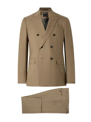 Zegna Double-Breasted Trofeo™ Wool-Twill Suit - Men | Thumbnail 1 Zegna Double-Breasted Trofeo™ Wool-Twill Suit - Men | Thumbnail 1
