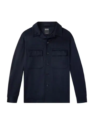 Zegna Oasi Cashmere Overshirt - Men | Thumbnail 1