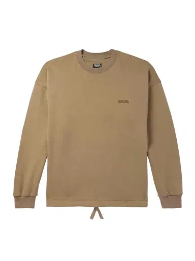 Zegna Logo-Embroidered Cotton-Blend Jersey Sweatshirt - Men | Thumbnail 1