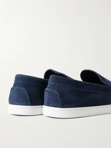 Christian Louboutin Varsiboat Logo-Embossed Suede Loafers - Men | Thumbnail 5 Christian Louboutin Varsiboat Logo-Embossed Suede Loafers - Men | Thumbnail 5