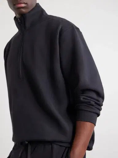 lululemon Steady State Cotton-Blend Jersey Half-Zip Sweatshirt - Men | Thumbnail 5 lululemon Steady State Cotton-Blend Jersey Half-Zip Sweatshirt - Men | Thumbnail 5