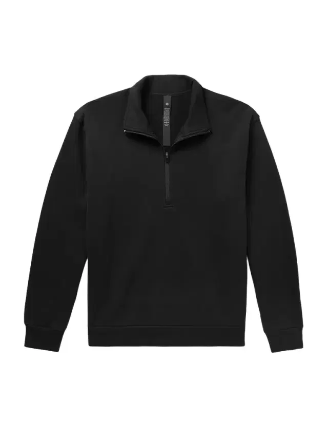 lululemon Steady State Cotton-Blend Jersey Half-Zip Sweatshirt - Men