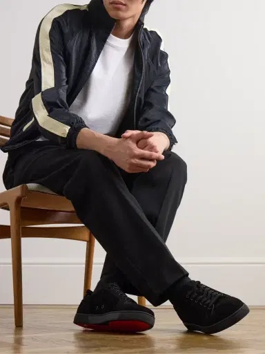 Christian Louboutin Louis Junior Suede Sneakers - Men | Thumbnail 2 Christian Louboutin Louis Junior Suede Sneakers - Men | Thumbnail 2
