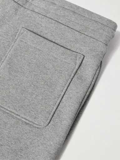 Moncler Slim-Fit Tapered Logo-Appliquéd Cotton-Jersey Sweatpants - Men | Thumbnail 5 Moncler Slim-Fit Tapered Logo-Appliquéd Cotton-Jersey Sweatpants - Men | Thumbnail 5