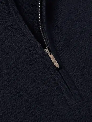 Loro Piana Slim-Fit Baby Cashmere Half-Zip Sweater - Men | Thumbnail 5