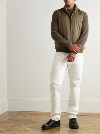 Loro Piana Slim-Fit Reversible Storm System® Shell and Super Wish® Virgin Wool Gilet - Men | Thumbnail 2