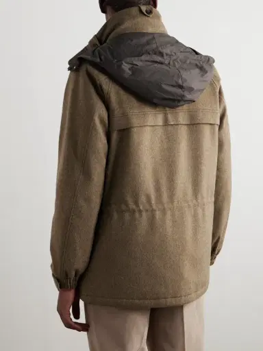 Loro Piana Icer Padded Storm System® Cashmere Hooded Field Jacket - Men | Thumbnail 3