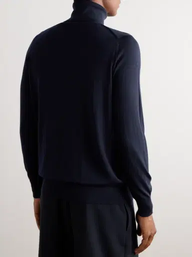 Loro Piana Wish® Wool Rollneck Sweater - Men | Thumbnail 4 Loro Piana Wish® Wool Rollneck Sweater - Men | Thumbnail 4