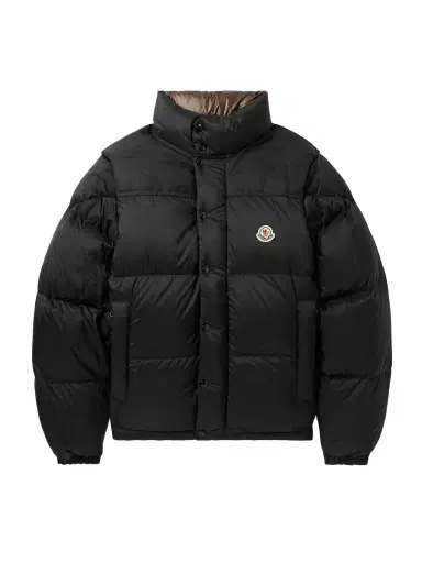Moncler Reversible Convertible Canvas-Trimmed Quilted Shell Down Jacket - Men | Thumbnail 1 Moncler Reversible Convertible Canvas-Trimmed Quilted Shell Down Jacket - Men | Thumbnail 1