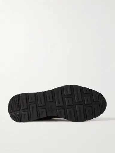 Berluti Fast Track Suede-Trimmed Full-Grain Venezia Softy Leather Sneakers - Men | Thumbnail 3