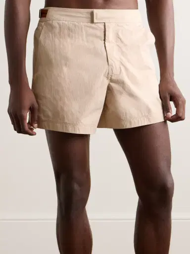 Zegna Straight-Leg Mid-Length Swim Shorts - Men | Thumbnail 2 Zegna Straight-Leg Mid-Length Swim Shorts - Men | Thumbnail 2