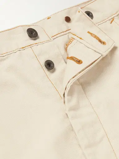KAPITAL Lumber Straight-Leg Embroidered Cotton-Canvas Cargo Trousers - Men | Thumbnail 6