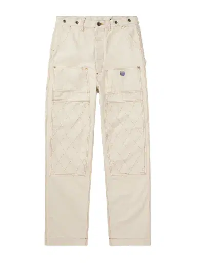 KAPITAL Lumber Straight-Leg Embroidered Cotton-Canvas Cargo Trousers - Men | Thumbnail 1